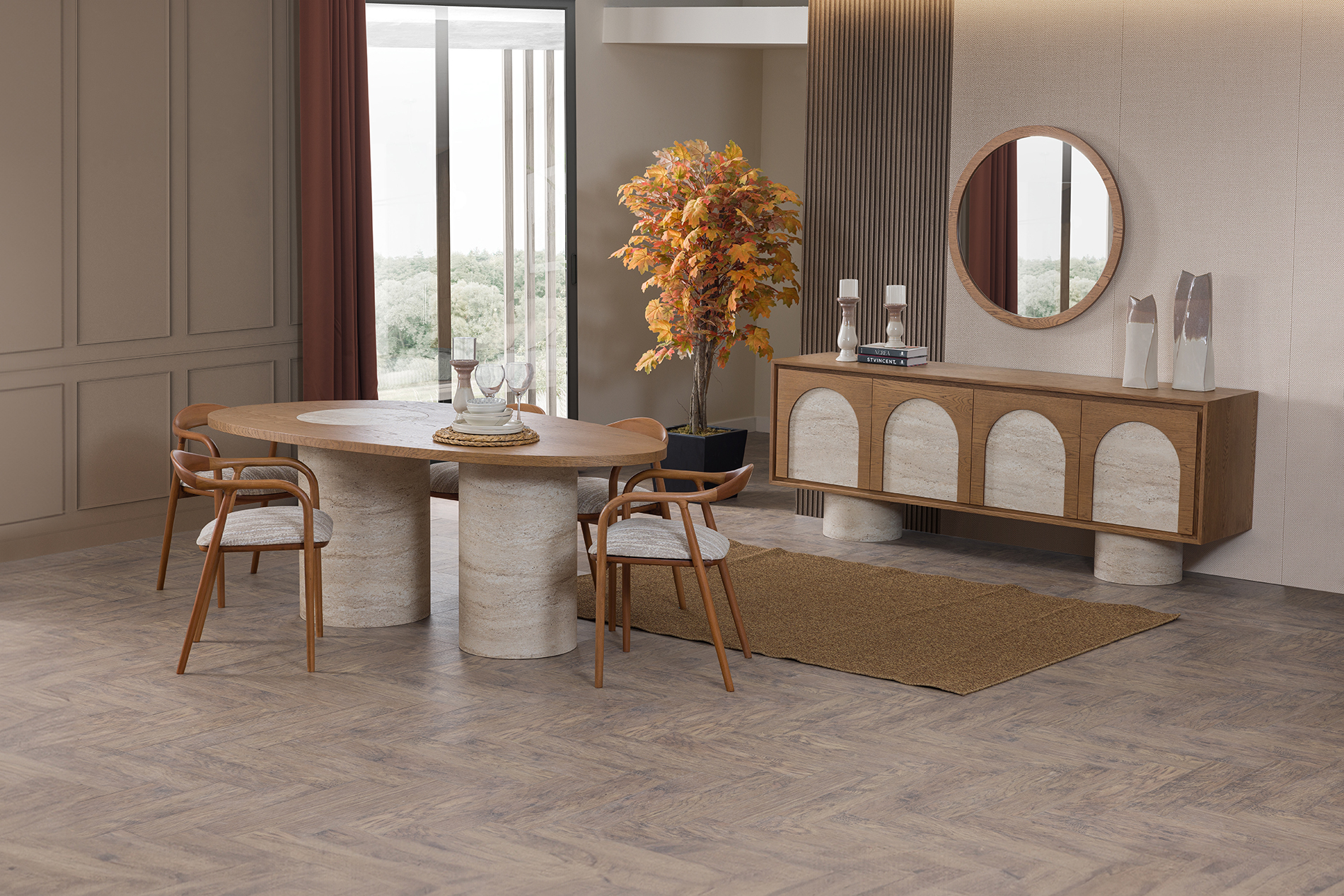 1-MİLANO YEMEK ODASI